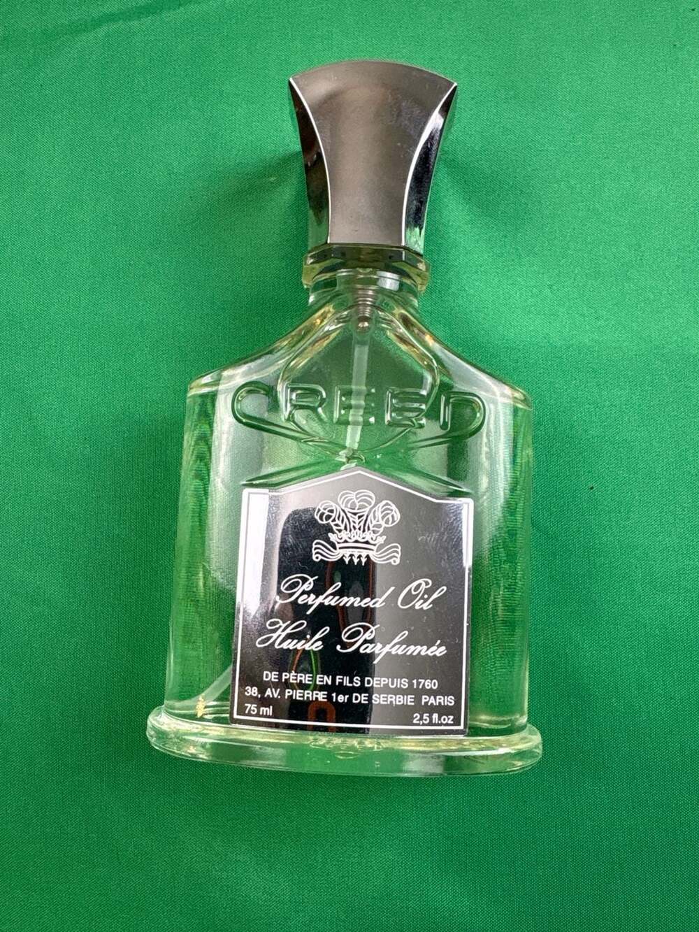 Creed Perfumed Oil Huile Parfumée 75ml (Aventus or Similar Style)